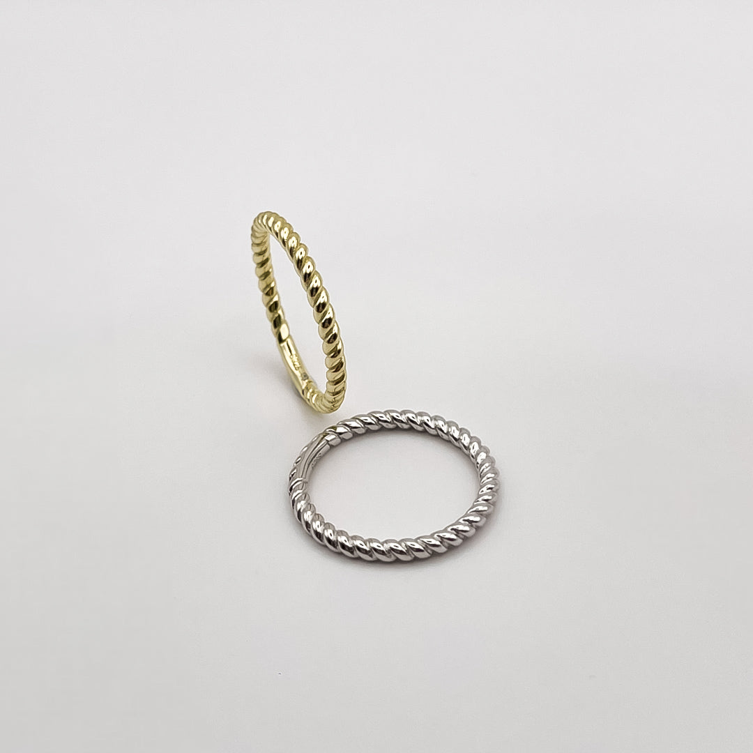 Eternity Twist Rope Ring